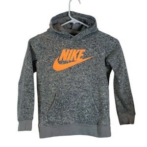Boy's Nike Gray Hoodie Sweatshirt Size 7 #7427